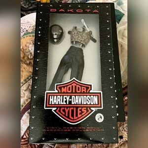 Harley-Davidson Black and Brown Doll Outfit Collector Set